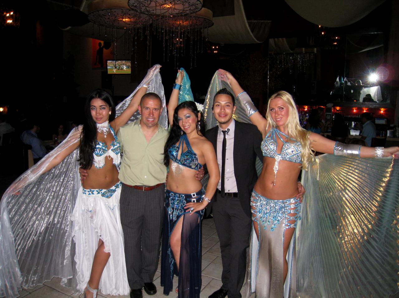 Belly Dancers With Patrons